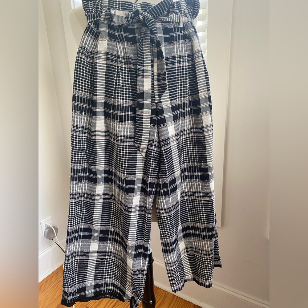 Anthropology cropped wide leg pant sz 2